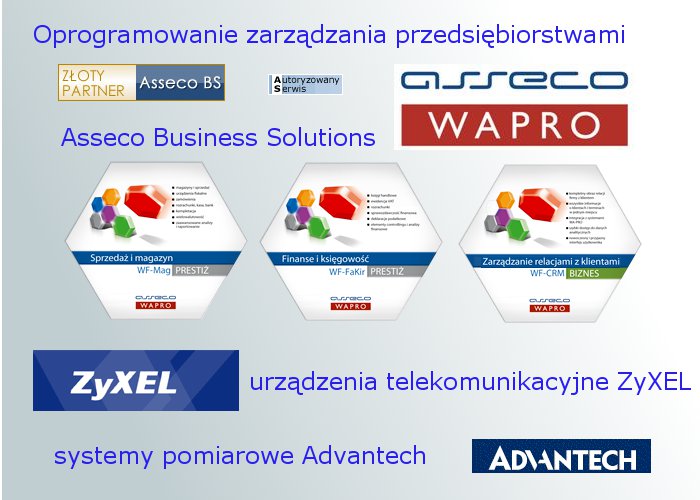 Oprogramowanie zarz�dzania firm�� produkcji Asseco WA-PRO oraz ILUO